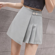 High Waist Trouser Skirt Women's New Summer Pleated Skirt Casual Pants Show Thin Wide Leg Pants A-line Skirt