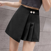 High Waist Trouser Skirt Women's New Summer Pleated Skirt Casual Pants Show Thin Wide Leg Pants A-line Skirt