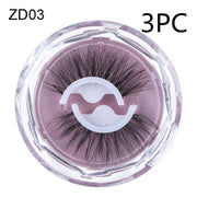 Self-adhesive Reusable Glue-free Eye Lashes With Natural Curl